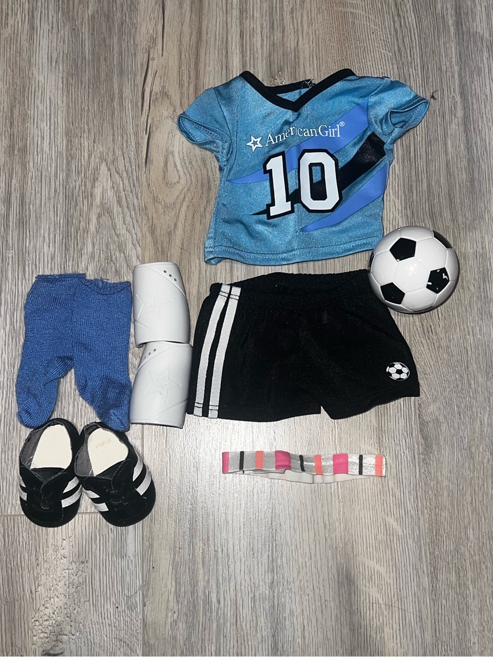 American Girl All Star Truly Me soccer outfit